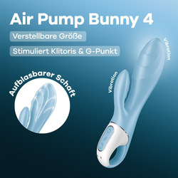 Satisfyer Air Pump Bunny 4, 21,5 cm