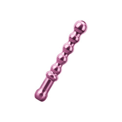 Aluminiumdildo mit Kugel-Form, 18 cm