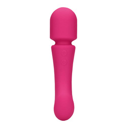Ultra Soft Silicone Double-Sided Wand Vibrator, 16,5 cm