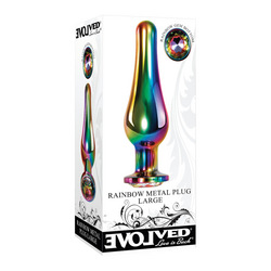 Rainbow Metal Plug - Large, 13 cm