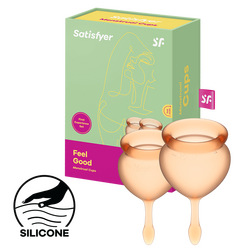 Satisfyer Feel Good - Menstrual Cup Set, 15 &amp; 20 ml