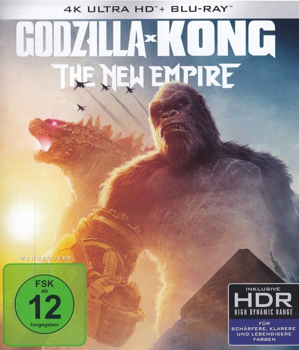 Godzilla x Kong - The New Empire (4K UHD), gebraucht, ohne Cover