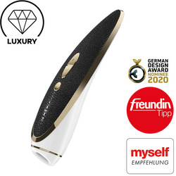 Satisfyer Haute Couture aus Echtleder und Edelmetall