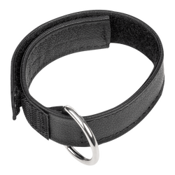 Lederhalsband mit Klettverschluss