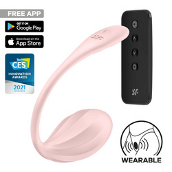 Satisfyer Ribbed Petal Connect App, 11 cm