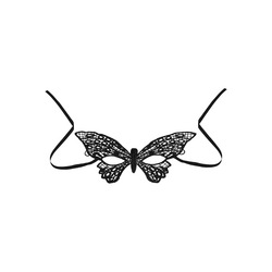 Elegante Maske im Schmetterlingsdesign