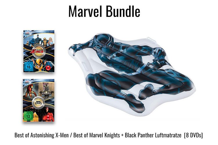 Best of Astonishing X-Men / Best of Marvel Knights + Black Panther Luftmatratze (DVD)