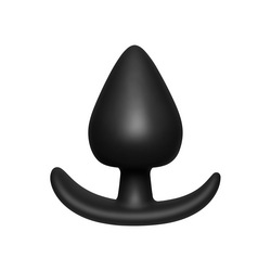 Dildo mit innenliegender Kugel aus Silikon, 7,5 cm