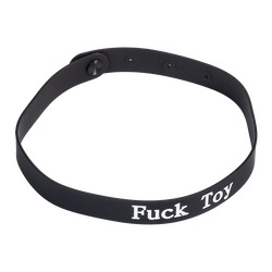 Halsband mit Aufschrift FUCK TOY