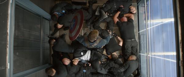 Chris Evans in 'Captain America 2' © Walt Disney 2014
