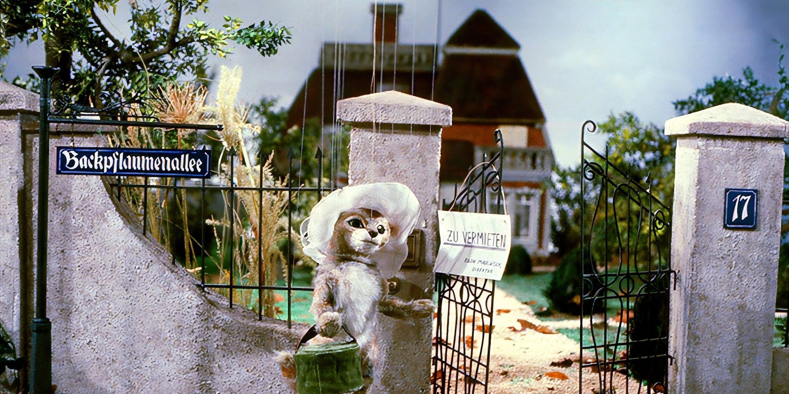 Augsburger Puppenkiste - Katze mit Hut