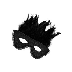 Verführerische Maske mit Federn