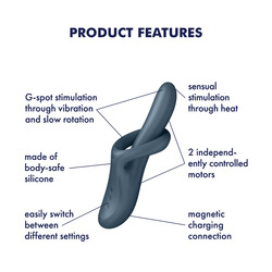 Satisfyer Heat Flex 4, 23 cm