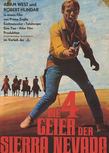 Die unerbittlichen Vier - Die 4 Geier der Sierra Nevada - Poster 1