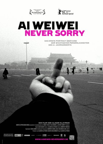 Ai Weiwei - Never Sorry - Poster 1
