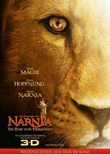 Die Chroniken von Narnia 3 - Die Reise auf der Morgenröte - Poster 1