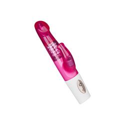 Perlenvibrator mit Klitorisreizer, 22 cm