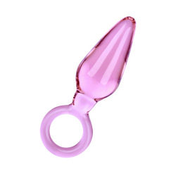 Konischer Analdildo mit Griff, 13 cm