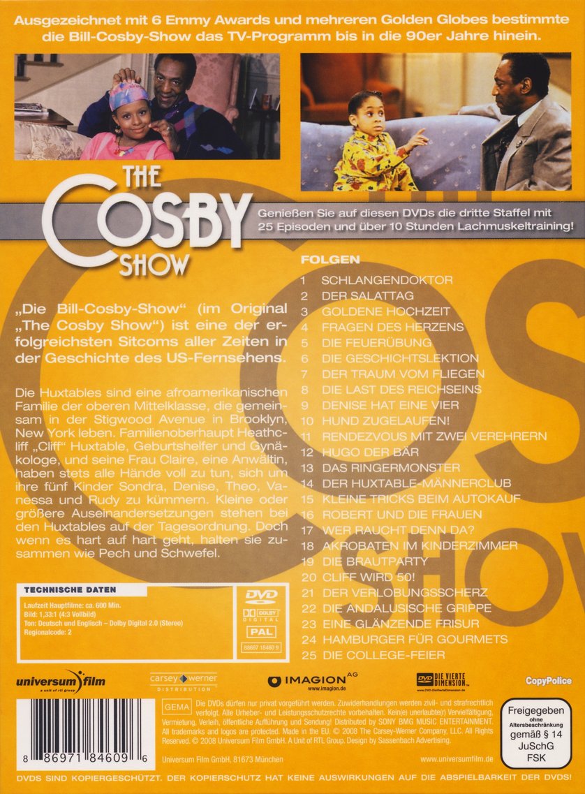 Die Bill Cosby Show Staffel 3 Dvd Oder Blu Ray Leihen Videobuster De