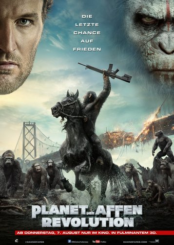 Der Planet der Affen 2 - Revolution - Poster 1