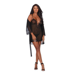 Chemise &amp; Robe Set, 2 Teile