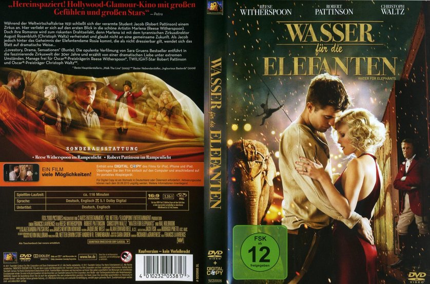 Wasser Für Die Elefanten Dvd Oder Blu Ray Leihen Videobuster De