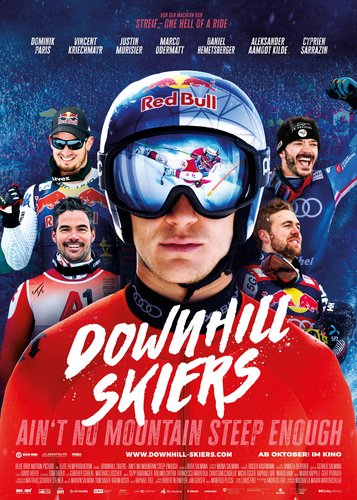 Downhill Skiers - Poster 1