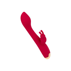 Zarter Rabbitvibrator aus Silikon, 17,5 cm