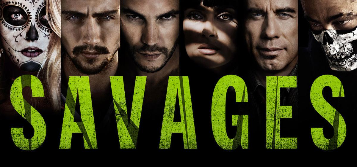 Blake Lively, Aaron Johnson, Taylor Kitsch, Salma Hayek, John Travolta und Benicio Del Toro in 'Savages' © Universal Pictures