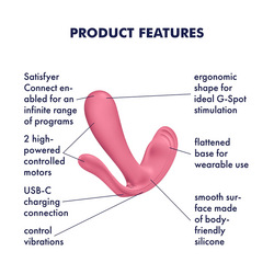 Satisfyer Top Secret+ Connect App, 11 cm