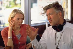 Lynch und Naomi Watts am Set zu 'Mulholland Drive' © Concorde