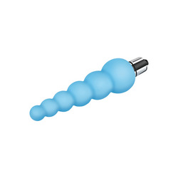 Silikonvibrator mit Kugelstruktur, 14 cm