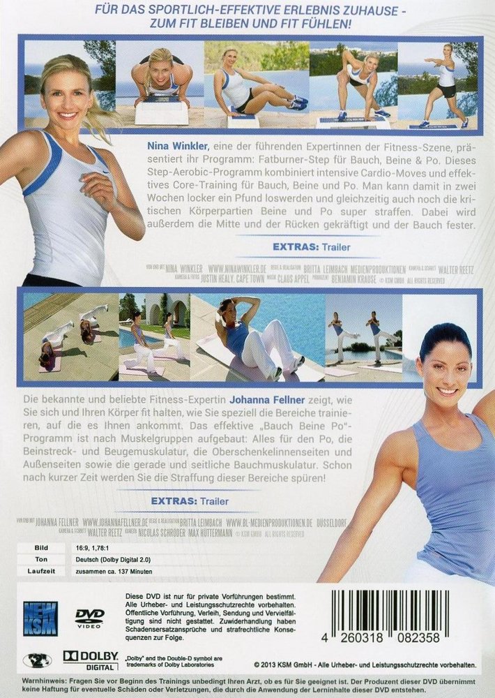 Das ultimative Bauch Beine Po-Fatburner Workout: DVD oder Blu-ray ...
