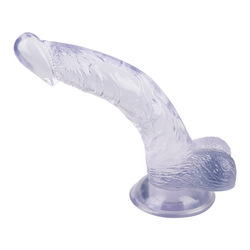 Naturdildo mit Saugfuß, 22 cm