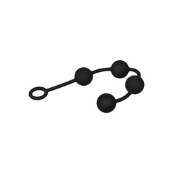 XXL-Analkette aus Silikon, 48,5 cm