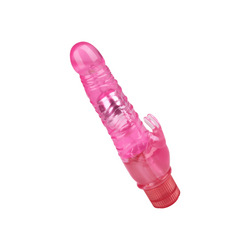 Rabbitvibrator im Natur-Look, 21 cm