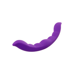 Struktur-Doppeldildo aus Silikon, 30 cm