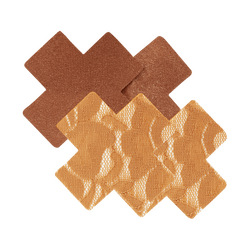 Nippies Caramel Cross, 2Paar