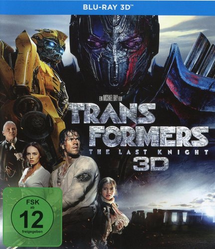 Transformers 5 - The Last Knight (Blu-ray 3D), gebraucht, ohne Cover