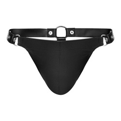 Knapper Leder-String