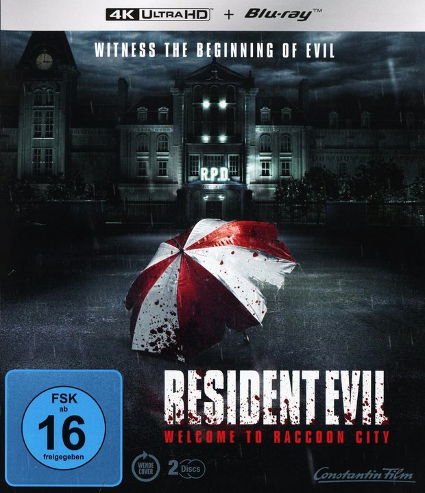 Resident Evil - Welcome to Raccoon City (4K UHD), gebraucht, ohne Cover