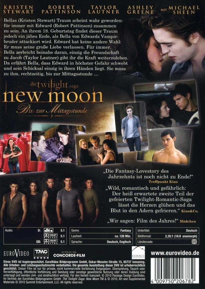 New Moon - Biss zur Mittagsstunde: DVD, Blu-ray oder VoD leihen