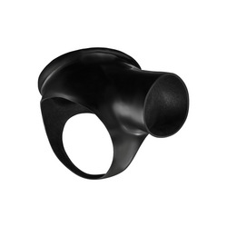 Latex-Penismanschette mit Hodenteiler