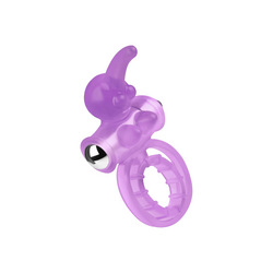 Penis- und Hodenring mit Klitorisreizer, 3   8 cm