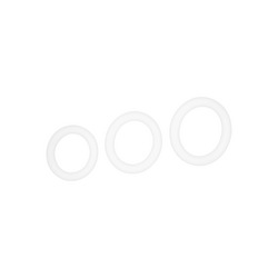 Penisringe aus Silikon, 3 Teile, 2,5 - 5 cm