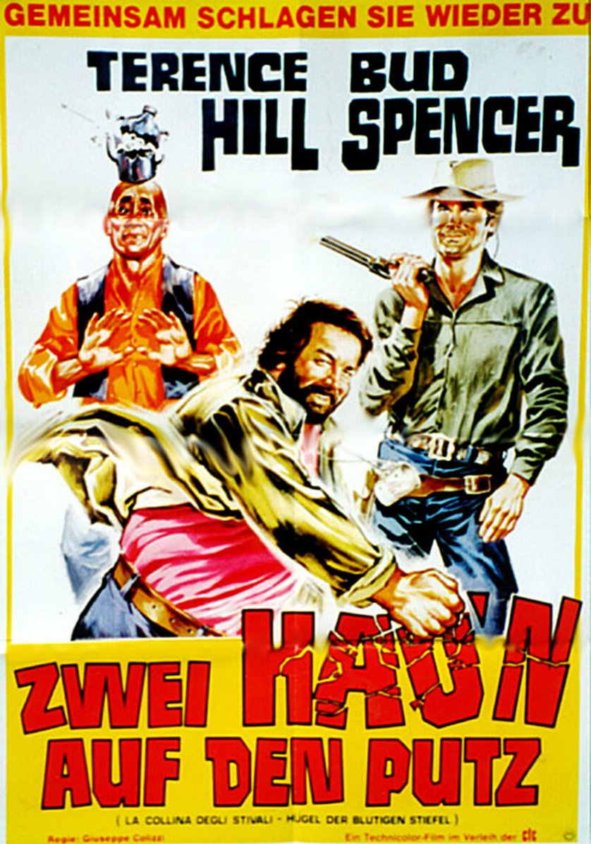 Hügel der blutigen Stiefel Zwei hau'n auf den Putz DVD oder Bluray leihen VIDEOBUSTER.de Hügel der blutigen Stiefel Zwei hau'n auf den Putz DVD oder Bluray leihen VIDEOBUSTER.de