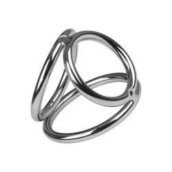 Penis- und Hodenring aus Metall, 3 cm, 4 cm &amp; 4,5 cm