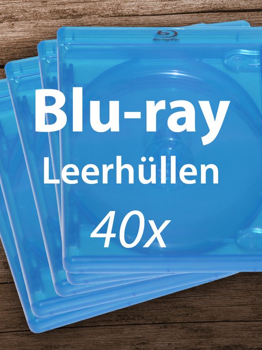 Blu-ray Leerhüllen à 40 Stück, gebraucht