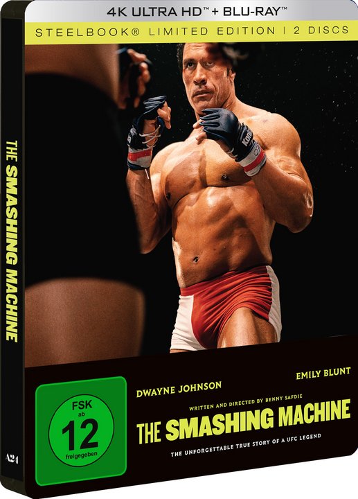 The Smashing Machine - Steelbook - Limited Edition (4K Ultra HD) (Blu-ray 4K Ultra HD)