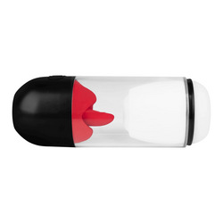 Wiederaufladbarer Masturbator mit Zunge, 21,5 cm